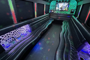Santa Maria Limo Bus Interior