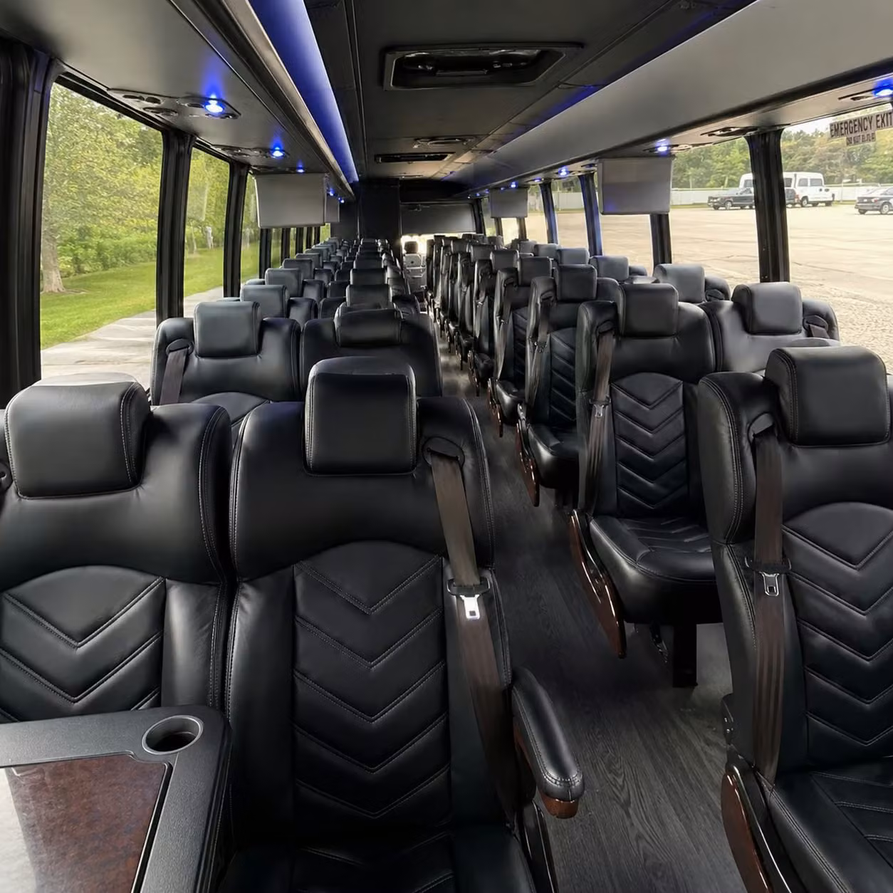 28 passenger minibus interior