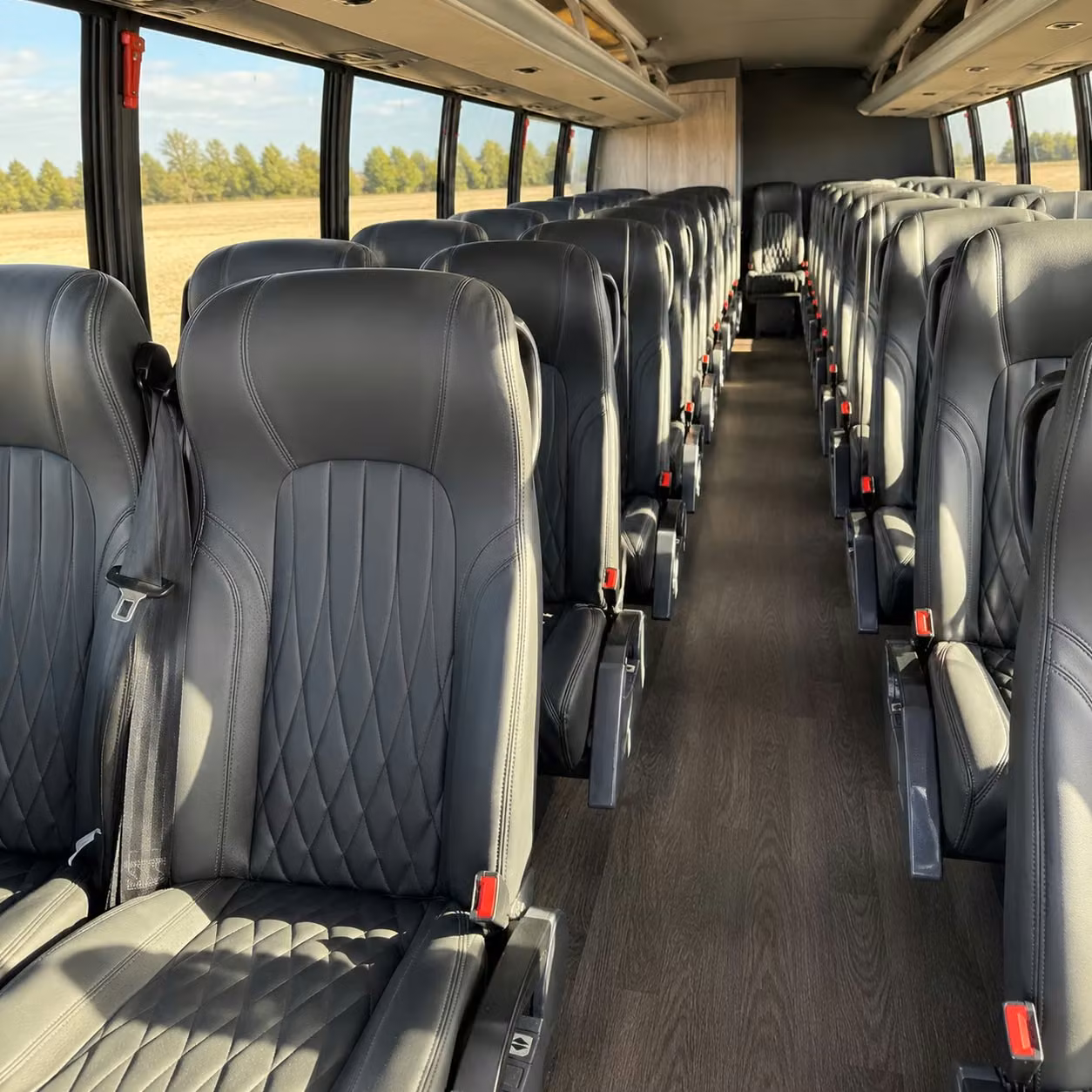 30 passenger minibus interior