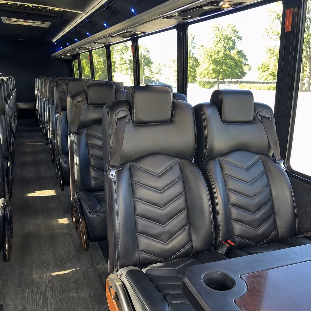 35 passenger minibus interior