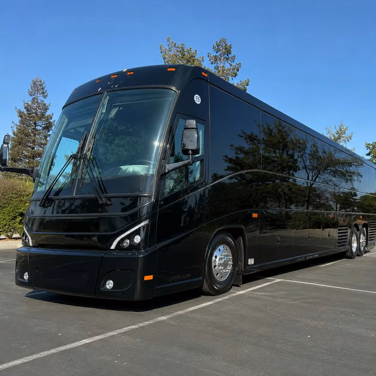 charter buses for military training and off base group movement