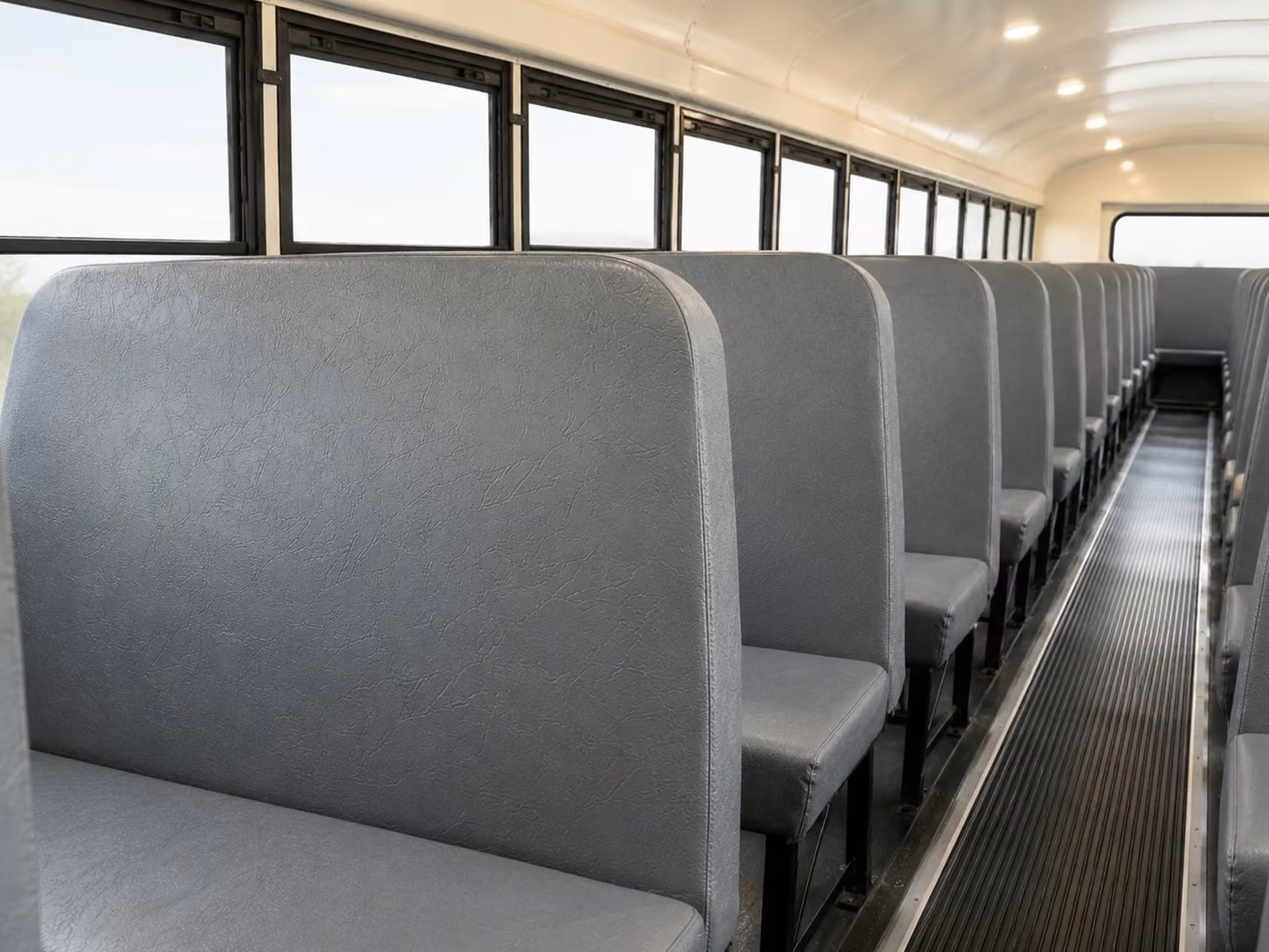 school bus interior